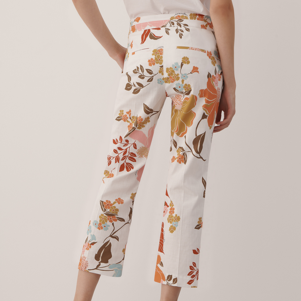Pantaloni cropped fantasia Marella - Carlabbigliamento