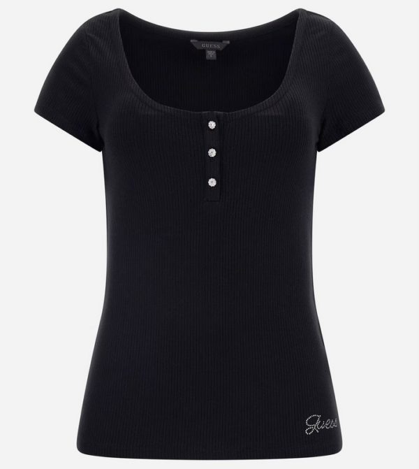 Top nero Guess - immagine 4