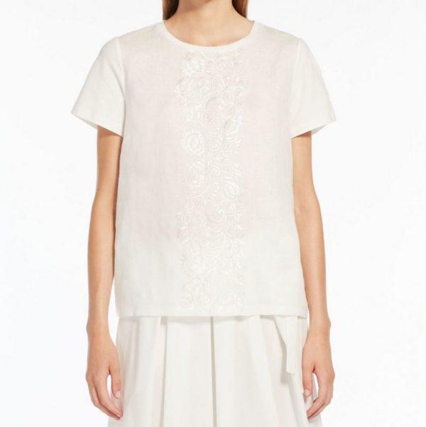 Maglietta in tela di lino Weekend Max Mara