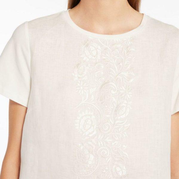 Maglietta in tela di lino Weekend Max Mara - immagine 2