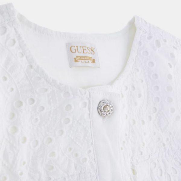 Giacca denim bianco con pizzo Guess - immagine 4