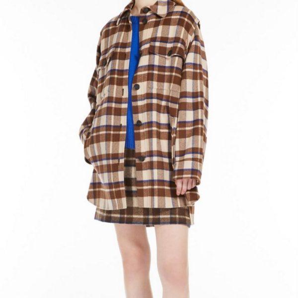 Gonna in lana check Weekend Max Mara - immagine 2