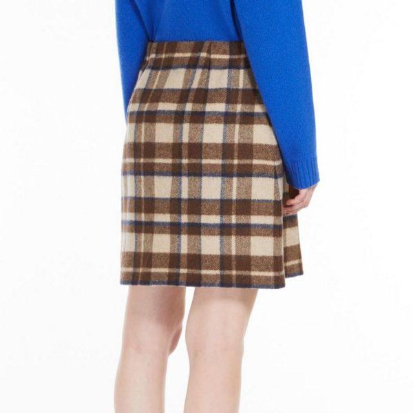 Gonna in lana check Weekend Max Mara - immagine 3