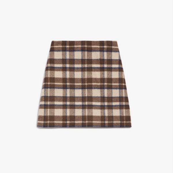 Gonna in lana check Weekend Max Mara - immagine 4
