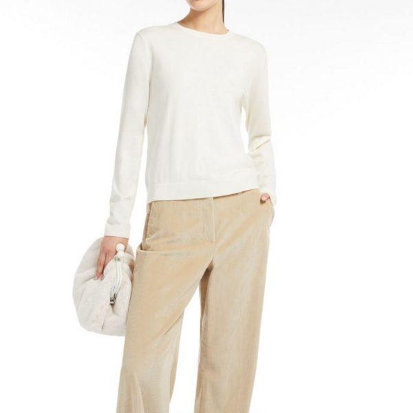 Maglia seta-lana panna Weekend Max Mara