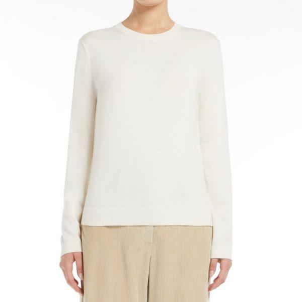 Maglia seta-lana panna Weekend Max Mara - immagine 2