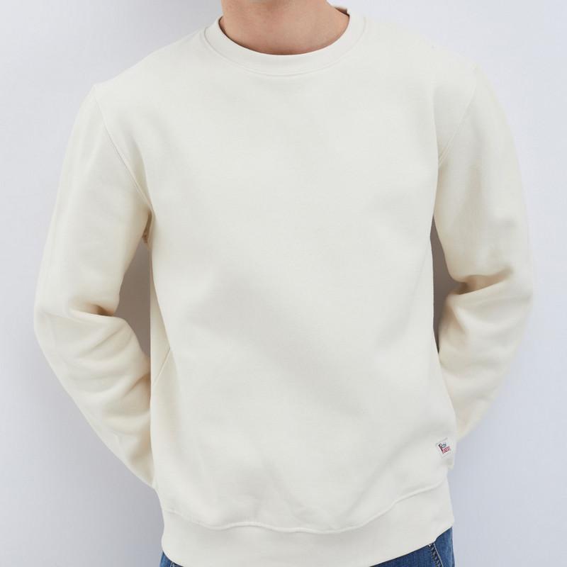 Felpa girocollo panna Roy Roger's