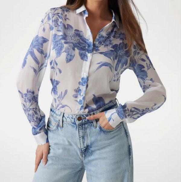 Camicia in shiffon Guess