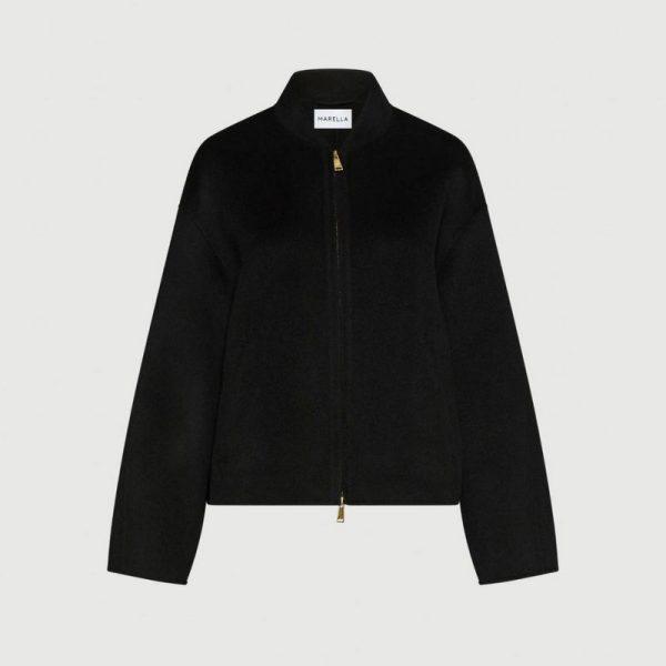 Bomber in lana nero Marella - immagine 4