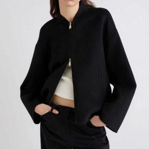Bomber in lana nero Marella