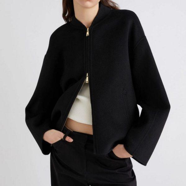 Bomber in lana nero Marella