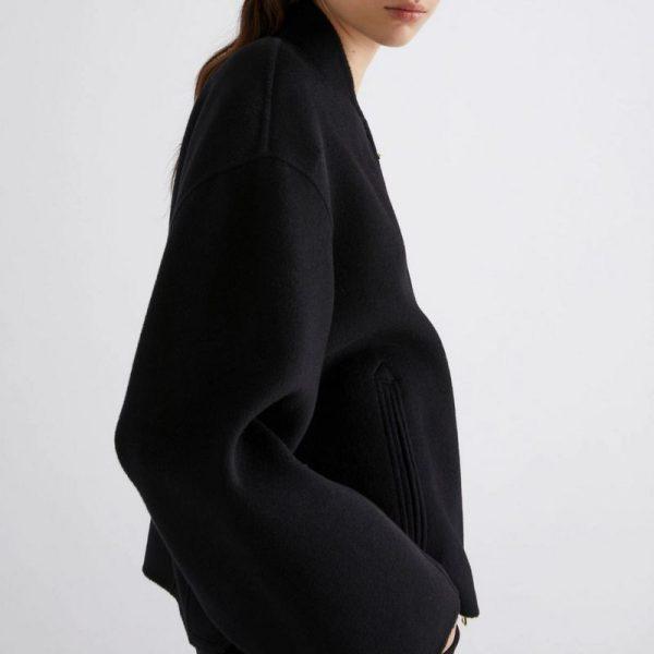 Bomber in lana nero Marella - immagine 2