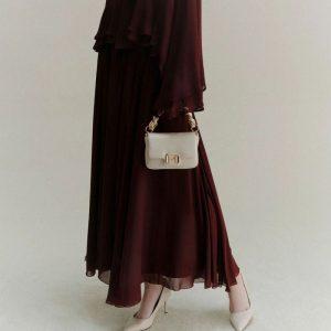 Gonna lunga in georgette Marella
