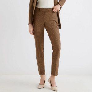 Pantaloni pied de puole cammello Marella