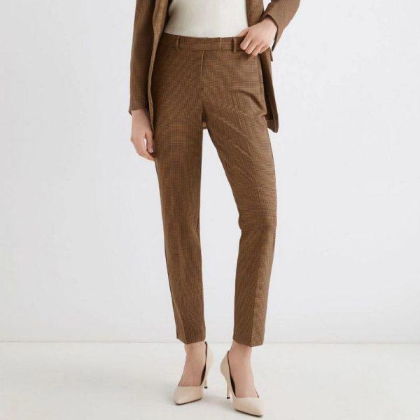 Pantaloni pied de puole cammello Marella