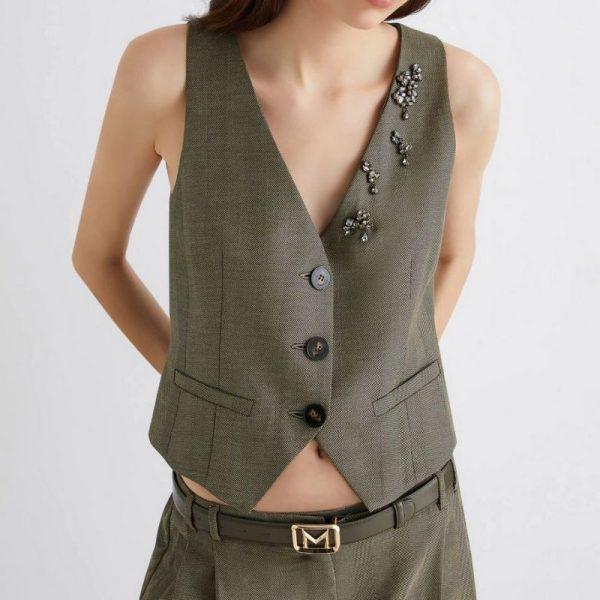 Gilet in saglia fluida Marella