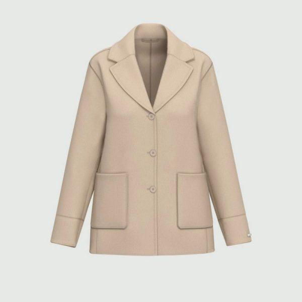 Giacca dritta in double Emme - immagine 4