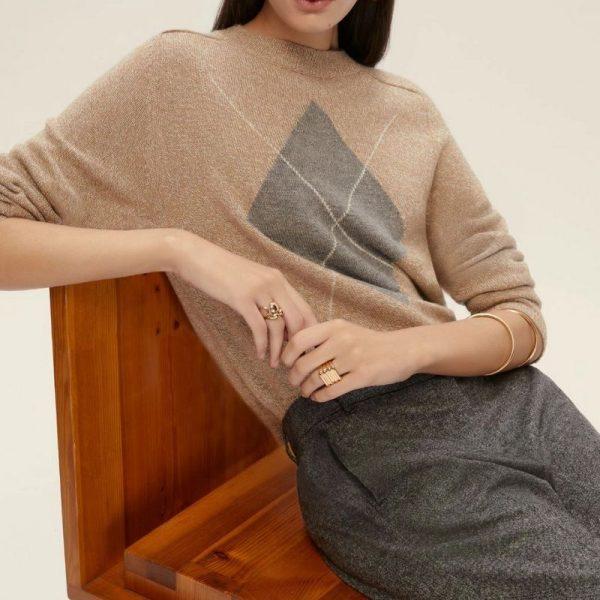 Maglia boxy con filo di lurex Emme - immagine 2