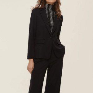 Shop 7 29 Ottobre 2025 Giacca nera in jersey punto Milano Emme