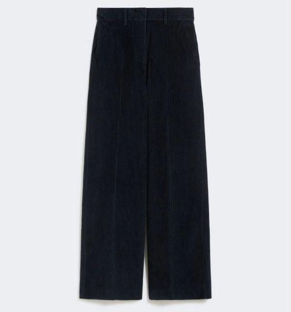 Pantaloni in velluto a coste blu Weekend Max Mara - immagine 4