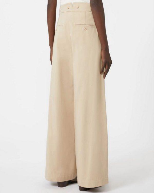 Pantaloni in gabardina beige Weekend Max Mara - immagine 3