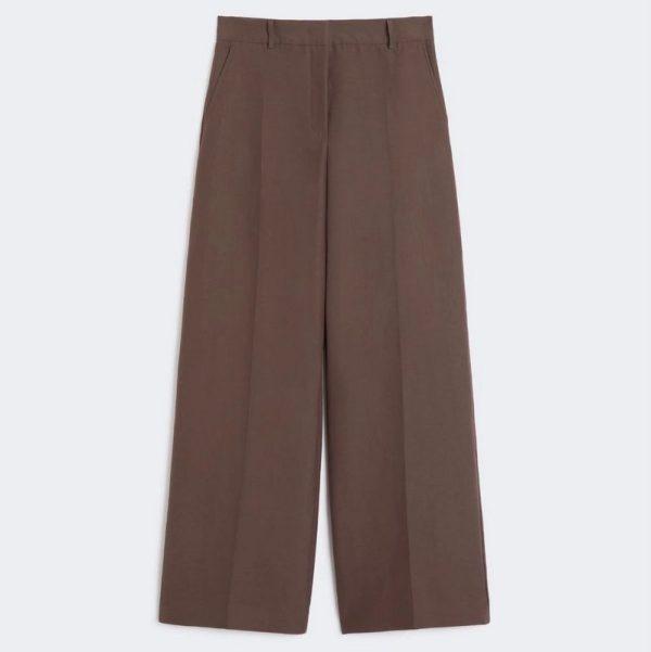 Pantalone palazzo in cotone tecnico Weekend Max Mara - immagine 4
