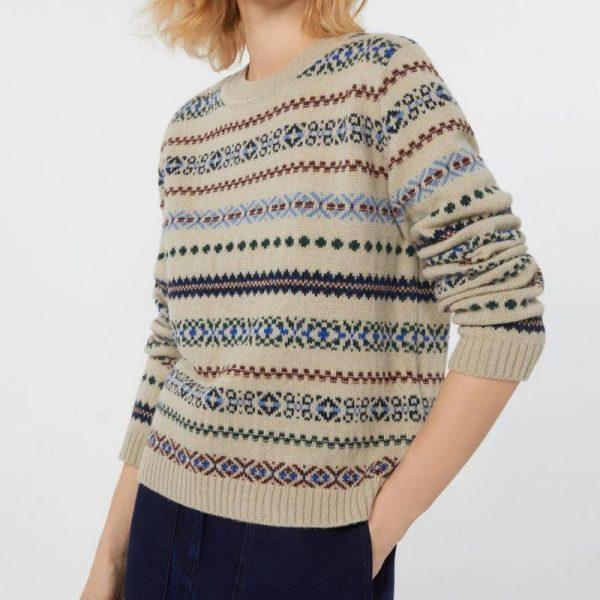Maglia in jacquard di alpaca e lana Weekend Max Mara