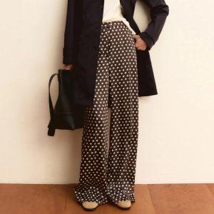 Pantalone in twill stampato Emme