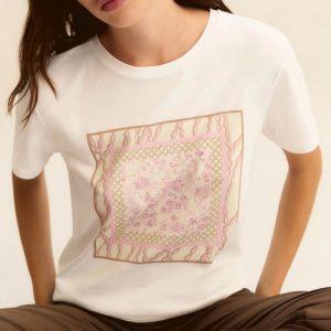 Shop 8 23 Marzo 2026 T-shirt con stampa rosa Emme