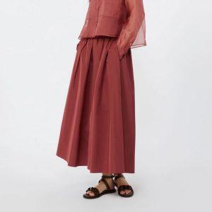 Shop 11 28 Marzo 2026 Gonna lunga in taffetà a pieghe Weekend Max Mara