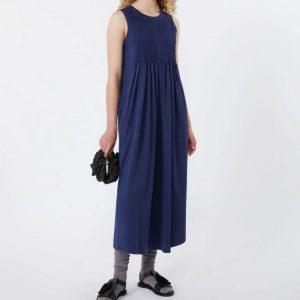 Shop 7 27 Marzo 2026 Abito fluido blu in jersey di cotone Weekend Max Mara