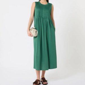 Shop 8 27 Marzo 2026 Abito fluido verde in jersey di cotone Weekend Max Mara