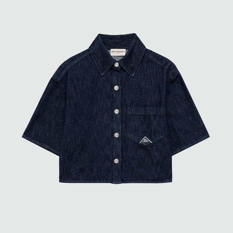 Camicia in denim light Rinse Roy Roger's - immagine 4