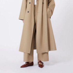 Pantalone in gabardina lavata nocciola Weekend Max Mara