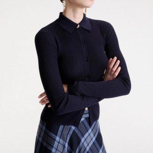 Maglia a polo blu Marella