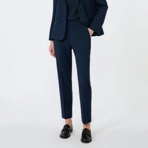 Shop 5 19 Ottobre 2026 Pantalone a sigaretta in lana stretch blu Weekend Max Mara