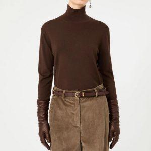 Shop 6 21 Ottobre 2026 Dolcevita in filato di seta e lana moro Weekend Max Mara