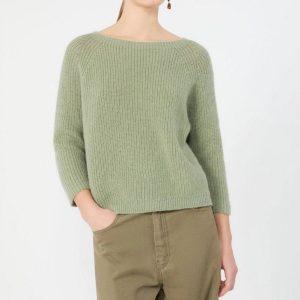 Maglia in filato di misto mohair verde salvia Weekend Max Mara